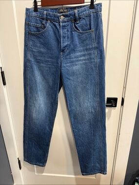 Banana Republic High Rise Straight 29 Long Blue Jeans EUC
